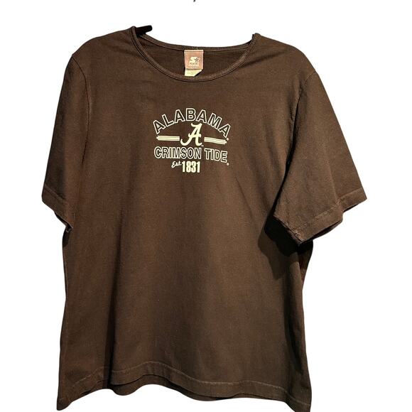 Starter Alabama Size 1X Ladies T-Shirt Black White AL Crimson Tide SEC Tailgate - Picture 1 of 6